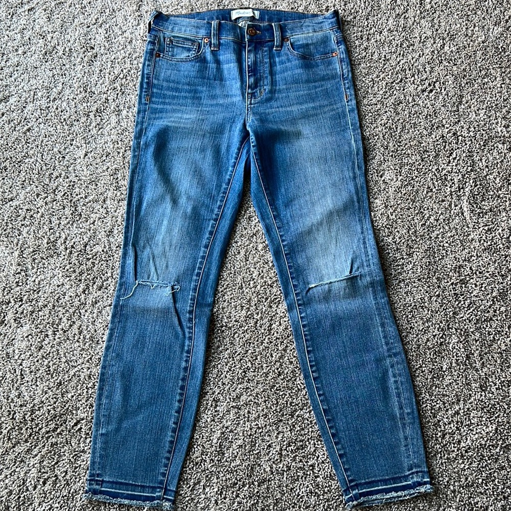 Madewell high rise skinny jeans